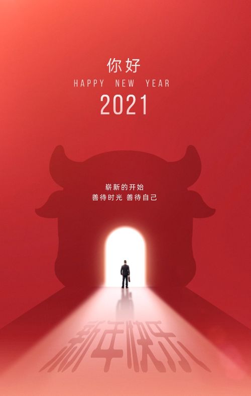 2020跨年朋友圈九宫格文案+配图