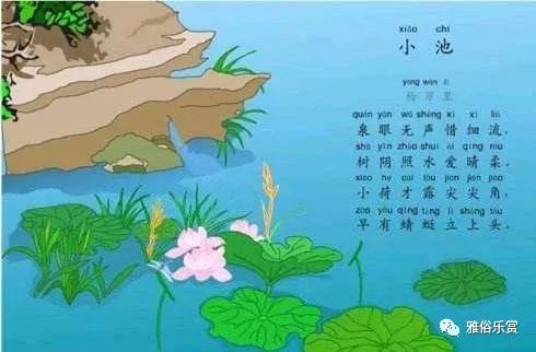 古诗 小池