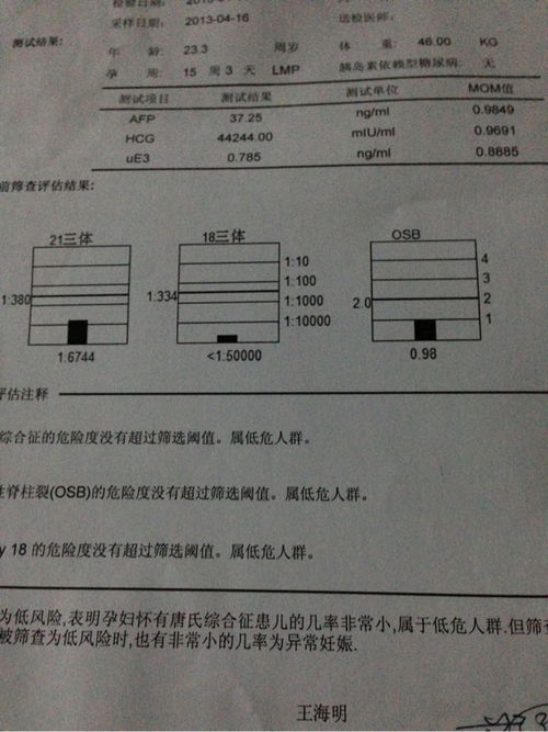 唐筛能看出男孩女孩吗