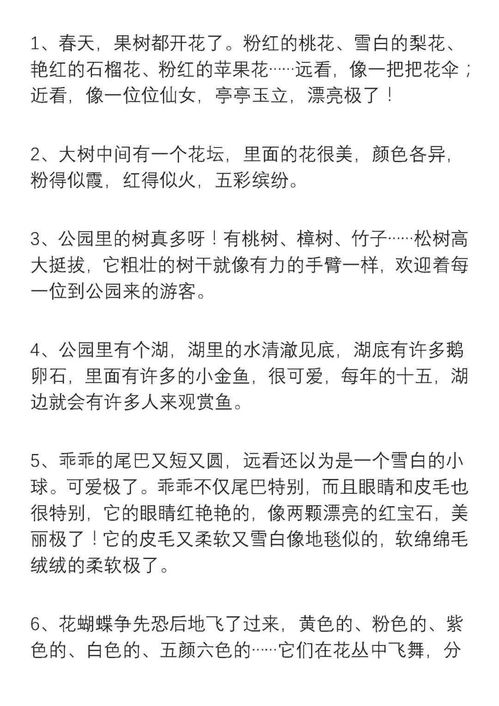 三年级好句拟人句摘抄大全