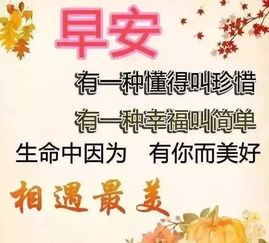 给知心朋友的早安祝福语