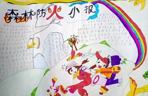 一年级消防绘画作品手抄报如何画法简单些