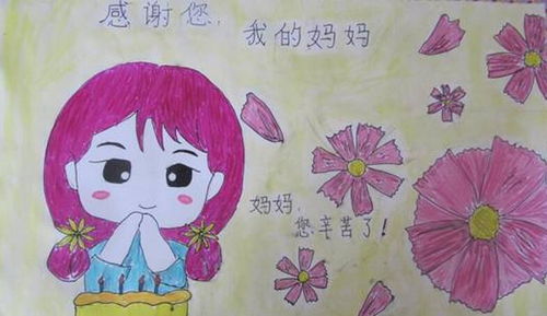 三八妇女节手工贺卡。(我绘画不好，简单点）