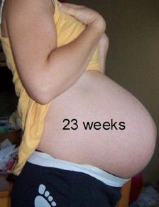 怀孕三个月肚子多大?