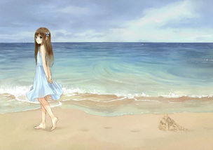 求图部分日本热血动漫主角混合在沙滩上的一张图片