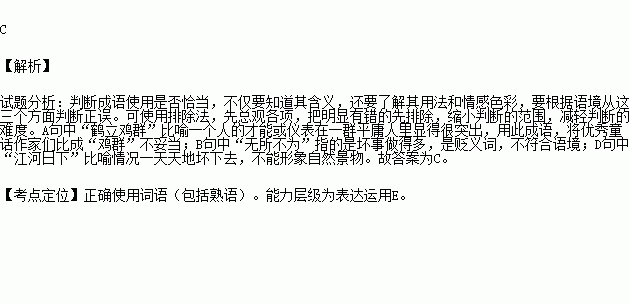 诸葛亮舌战群儒对应的成语