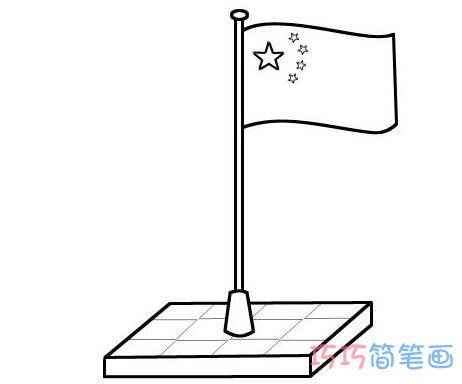 简笔画墨西哥国旗怎么画?