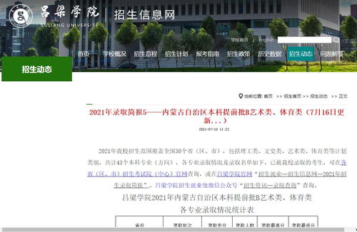 吕梁学院招生网官网