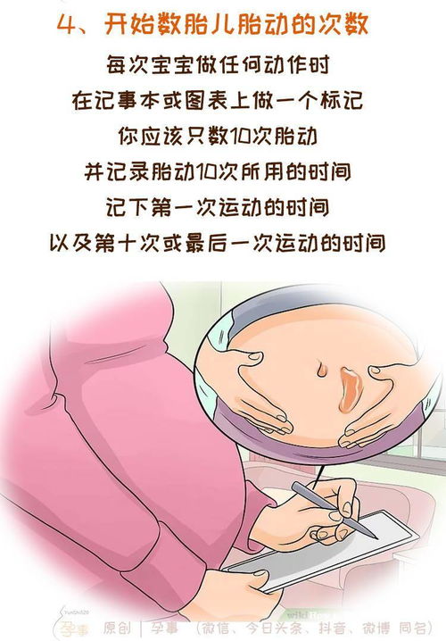 孕妈咪怎么测胎动的