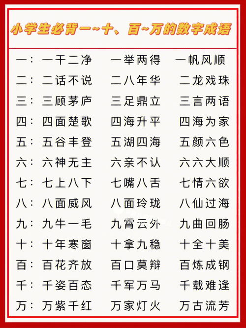 数字十的成语大全