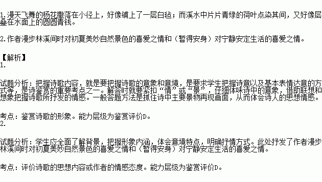 摘抄点面结合的句子