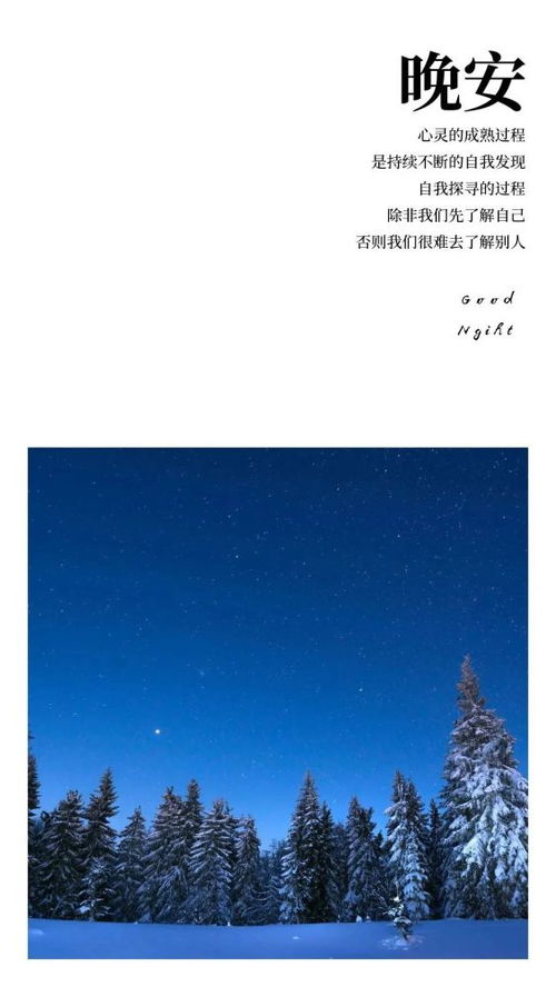 12月晚安图片